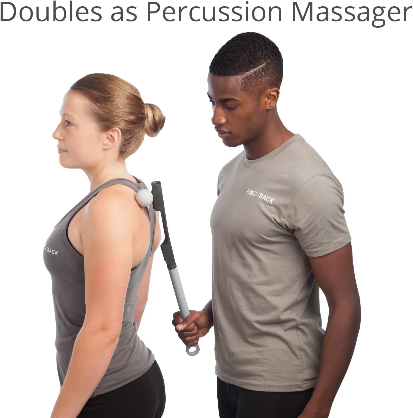 Accumassage FSA Eligible - Dual Pressure Point Massage Tool & Massage Hammer - 2 in 1 Design - Shiatsu Neck Massager Tool, Golf Ball Percussion Massager for Deep Tissue Pain Relief