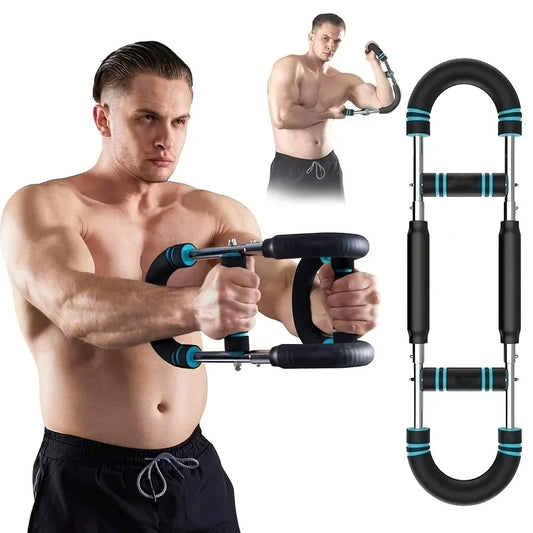 Twister Arm Trainer Arm Exerciser 60-110Lb,Adjustable Chest Expander Portable Power Twister, Arm and Chest Exerciser, Home Fitness Upper Body Workout Tool