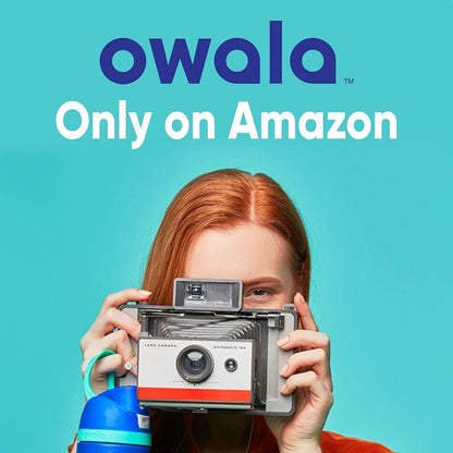 Owala Freesip Insulated Stainless Steel Water Bottle with Straw for Sports and Travel, Bpa-Free, 40Oz, Foggy Tide