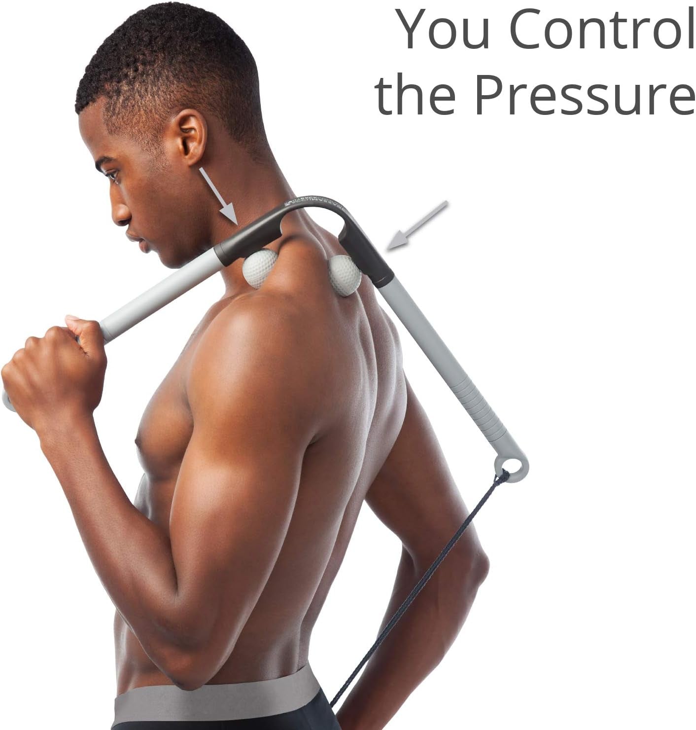 Accumassage FSA Eligible - Dual Pressure Point Massage Tool & Massage Hammer - 2 in 1 Design - Shiatsu Neck Massager Tool, Golf Ball Percussion Massager for Deep Tissue Pain Relief