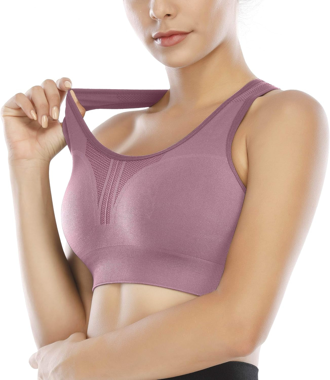 High Impact Sports Bras for Women High Support Padded Sports Bra Pack Racerback Bras for Women Workout Bra Sets