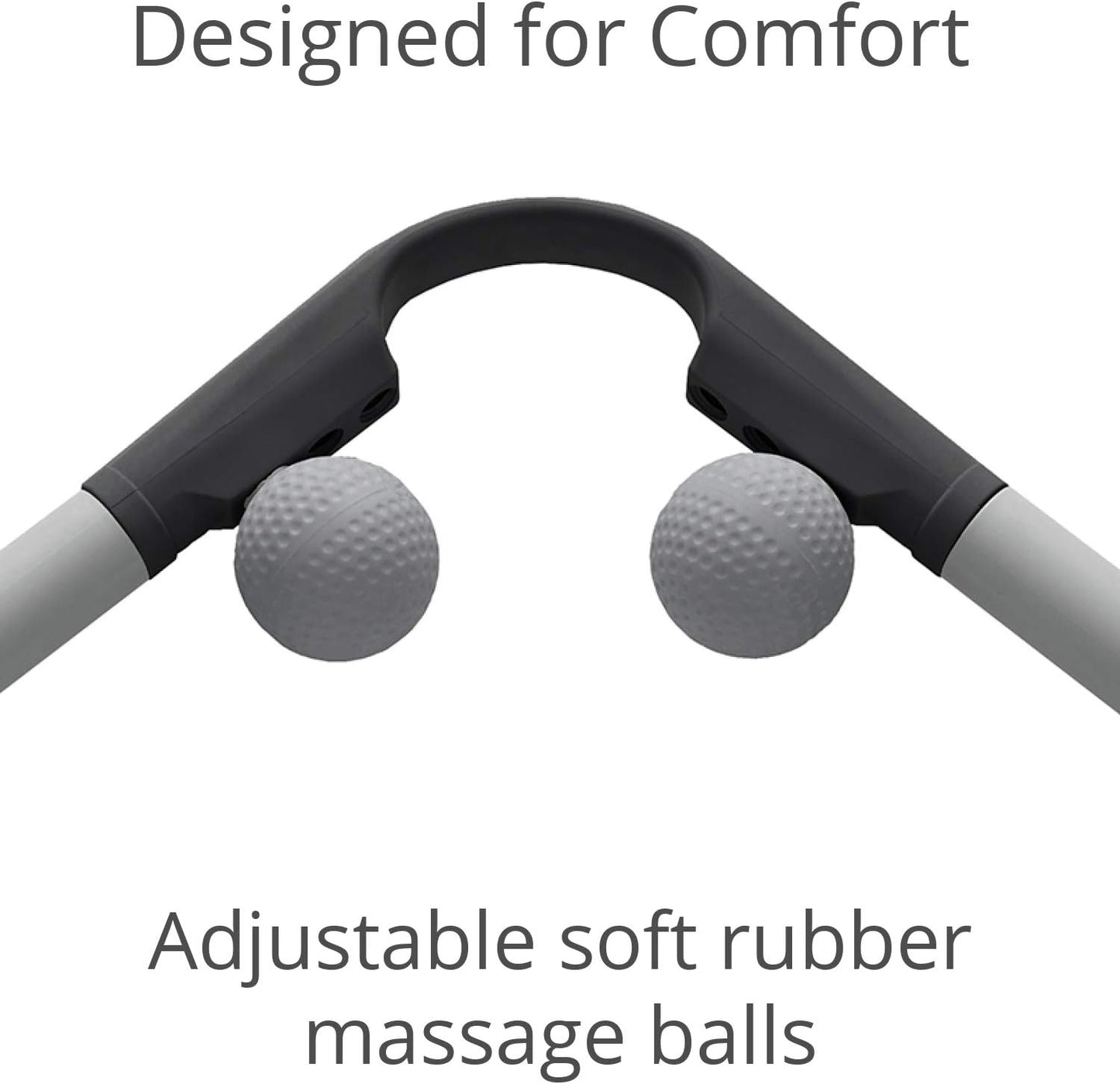 Accumassage FSA Eligible - Dual Pressure Point Massage Tool & Massage Hammer - 2 in 1 Design - Shiatsu Neck Massager Tool, Golf Ball Percussion Massager for Deep Tissue Pain Relief