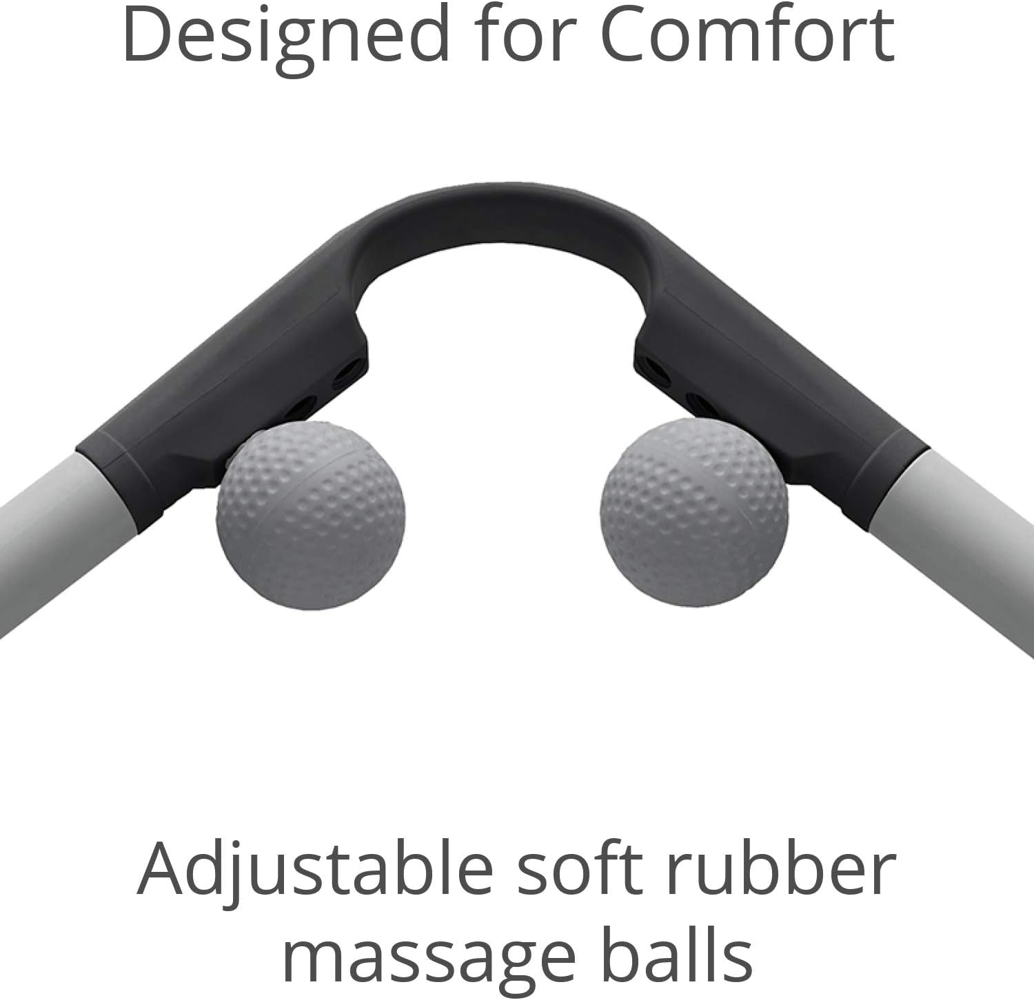 Accumassage FSA Eligible - Dual Pressure Point Massage Tool & Massage Hammer - 2 in 1 Design - Shiatsu Neck Massager Tool, Golf Ball Percussion Massager for Deep Tissue Pain Relief