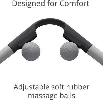 Accumassage FSA Eligible - Dual Pressure Point Massage Tool & Massage Hammer - 2 in 1 Design - Shiatsu Neck Massager Tool, Golf Ball Percussion Massager for Deep Tissue Pain Relief