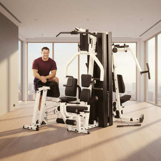Body Solid EXM3000LPS Commercial Double Stack Gym - 3 Station