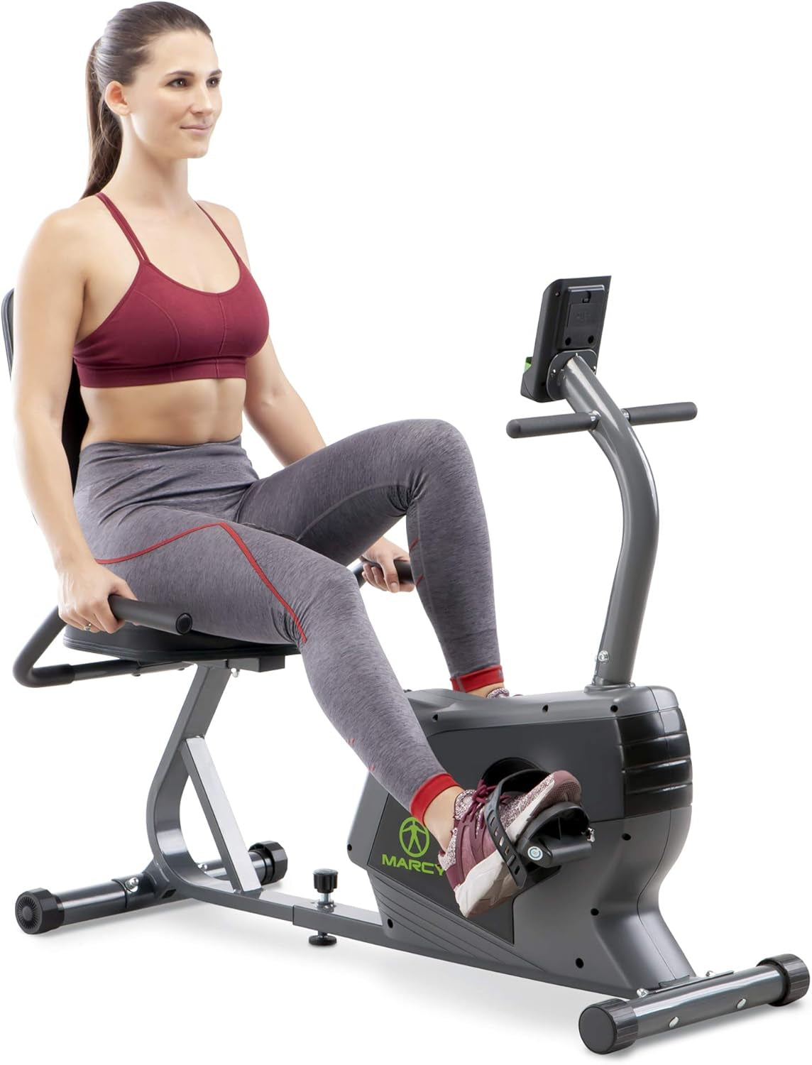 Magnetic Recumbent Exercise Bike for Home and Home Gym, with Digital Monitor 