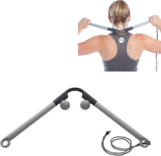 Accumassage FSA Eligible - Dual Pressure Point Massage Tool & Massage Hammer - 2 in 1 Design - Shiatsu Neck Massager Tool, Golf Ball Percussion Massager for Deep Tissue Pain Relief