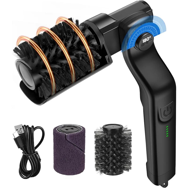 Electric Grill Brush Grill Brush Electric Brush for Barbecue Kitchen Brush Electric Network BBQ Cleaner Kitchen Silicone Brush