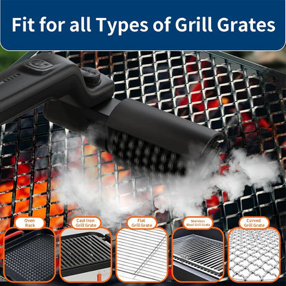 Electric Grill Brush Grill Brush Electric Brush for Barbecue Kitchen Brush Electric Network BBQ Cleaner Kitchen Silicone Brush